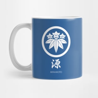 Minamoto Clan kamon with text Mug